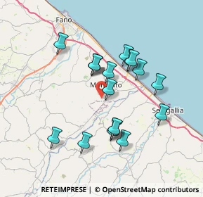 Mappa Via breccioncino, 61039 San Costanzo PU, Italia (6.45556)