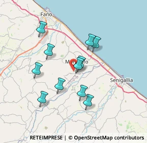 Mappa Via breccioncino, 61039 San Costanzo PU, Italia (6.42909)