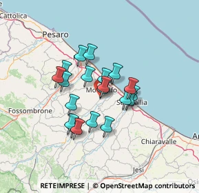 Mappa Via breccioncino, 61039 San Costanzo PU, Italia (10.0555)