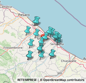 Mappa Via breccioncino, 61039 San Costanzo PU, Italia (10.44)