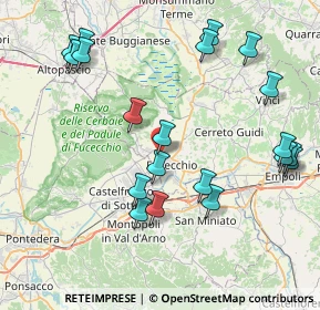 Mappa Via della Querciola, 50054 Fucecchio FI, Italia (9.2435)