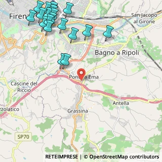 Mappa Via Ugo la Malfa, 50012 Bagno a Ripoli FI, Italia (3.15)