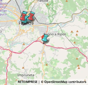 Mappa Via Ugo la Malfa, 50012 Bagno a Ripoli FI, Italia (4.2025)