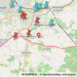 Mappa Via del Carota, 50012 Bagno a Ripoli FI, Italia (2.86667)