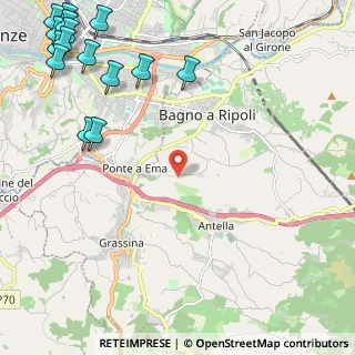 Mappa Via del Carota, 50012 Bagno a Ripoli FI, Italia (3.594)