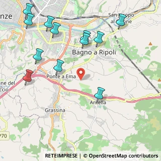 Mappa Via del Carota, 50012 Bagno a Ripoli FI, Italia (2.6825)
