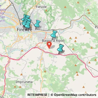 Mappa Via del Carota, 50012 Bagno a Ripoli FI, Italia (4.80308)