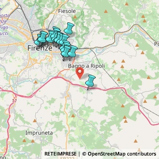 Mappa Via del Carota, 50012 Bagno a Ripoli FI, Italia (4.232)