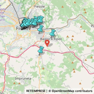 Mappa Via del Carota, 50012 Bagno a Ripoli FI, Italia (4.796)