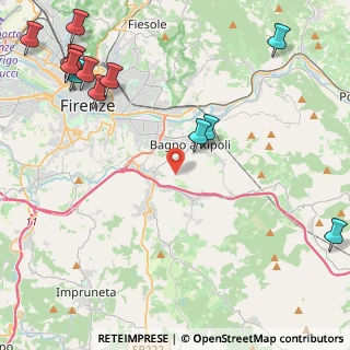 Mappa Via del Carota, 50012 Bagno a Ripoli FI, Italia (6.38308)