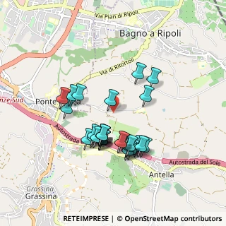 Mappa Via del Carota, 50012 Bagno a Ripoli FI, Italia (0.82069)