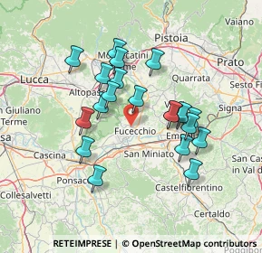 Mappa , 50054 Fucecchio FI, Italia (12.805)