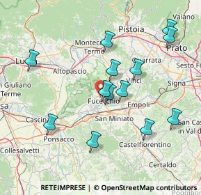 Mappa , 50054 Fucecchio FI, Italia (15.62615)