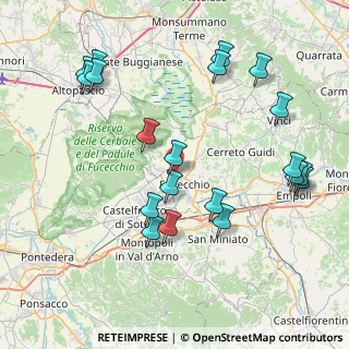 Mappa , 50054 Fucecchio FI, Italia (9.224)