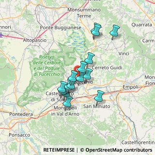 Mappa , 50054 Fucecchio FI, Italia (5.56467)