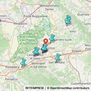 Mappa , 50054 Fucecchio FI, Italia (6.35545)