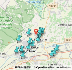 Mappa , 50054 Fucecchio FI, Italia (3.88438)