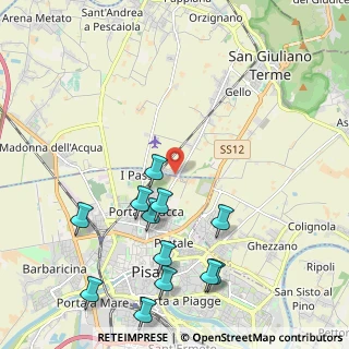 Mappa Via Thomas Edison Gello, 56123 Pisa PI, Italia (2.53333)