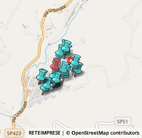 Mappa Località Sasso, 61029 Urbino PU, Italia (0.28667)