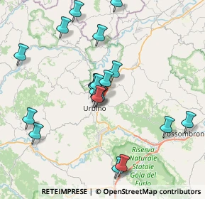 Mappa Località Sasso, 61029 Urbino PU, Italia (7.594)