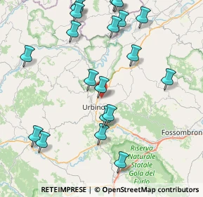 Mappa Località Sasso, 61029 Urbino PU, Italia (9.8515)