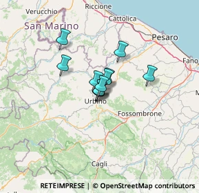 Mappa Località Sasso, 61029 Urbino PU, Italia (6.80455)