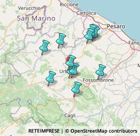 Mappa Località Sasso, 61029 Urbino PU, Italia (11.365)