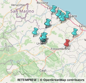 Mappa Località Sasso, 61029 Urbino PU, Italia (12.55143)