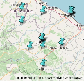 Mappa Località Sasso, 61029 Urbino PU, Italia (17.487)