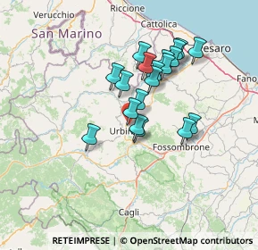 Mappa Località Sasso, 61029 Urbino PU, Italia (11.31474)