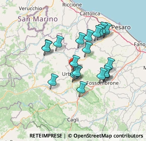 Mappa Località Sasso, 61029 Urbino PU, Italia (11.8195)