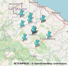 Mappa Località Sasso, 61029 Urbino PU, Italia (10.395)