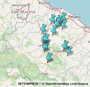 Mappa Località Sasso, 61029 Urbino PU, Italia (11.16105)