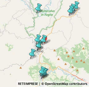 Mappa Località Sasso, 61029 Urbino PU, Italia (4.66615)