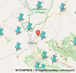 Mappa Località Sasso, 61029 Urbino PU, Italia (6.098)