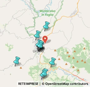 Mappa Località Sasso, 61029 Urbino PU, Italia (3.07769)