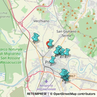 Mappa Largo Ippolito Nievo, 56123 Pisa PI, Italia (3.82429)
