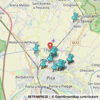 Mappa Piazza Giovanni Verga, 56123 Pisa PI, Italia (1.73063)