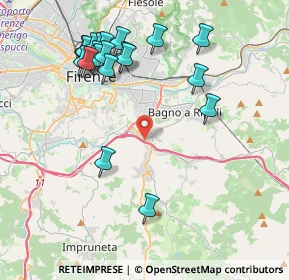 Mappa Strada regionale 222 Chiantigiana, 50012 Bagno a Ripoli FI, Italia (4.548)