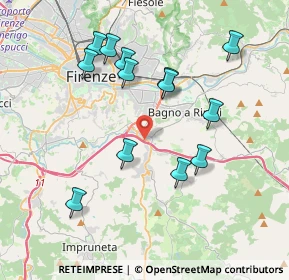 Mappa Strada regionale 222 Chiantigiana, 50012 Bagno a Ripoli FI, Italia (3.89)