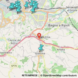 Mappa Strada regionale 222 Chiantigiana, 50012 Bagno a Ripoli FI, Italia (3.68846)