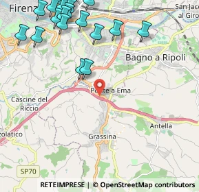 Mappa Strada regionale 222 Chiantigiana, 50012 Bagno a Ripoli FI, Italia (3.015)