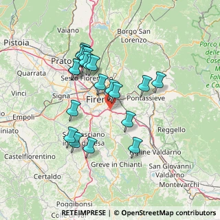 Mappa Strada regionale 222 Chiantigiana, 50012 Bagno a Ripoli FI, Italia (13.5145)
