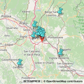 Mappa Strada regionale 222 Chiantigiana, 50012 Bagno a Ripoli FI, Italia (10.9425)