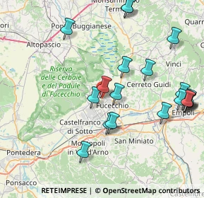 Mappa Viale Cristoforo Colombo, 50054 Fucecchio FI, Italia (9.372)