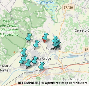 Mappa Viale Cristoforo Colombo, 50054 Fucecchio FI, Italia (3.55)