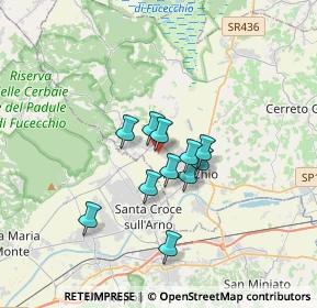 Mappa Viale Cristoforo Colombo, 50054 Fucecchio FI, Italia (2.44)