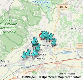 Mappa Via F. Bertoncini, 50054 Fucecchio FI, Italia (2.49385)