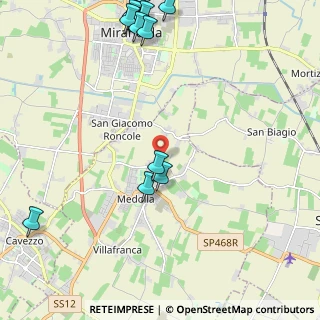 Mappa Via Giardini di Alboino, 41036 Medolla MO, Italia (2.95923)
