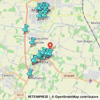 Mappa Via Giardini di Alboino, 41036 Medolla MO, Italia (2.291)